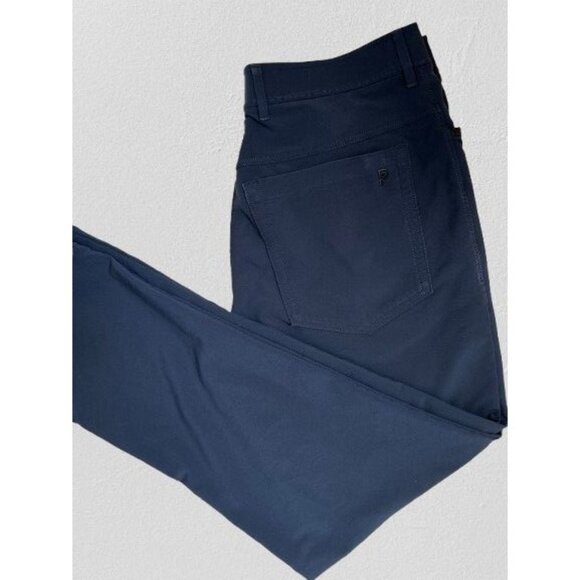 Public Rec Dealmaker Chino Navy Blue Slim Fit Performance Pants Joggers 33/28 - Picture 4 of 8